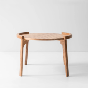 Organic Round Wooden Coffee Table