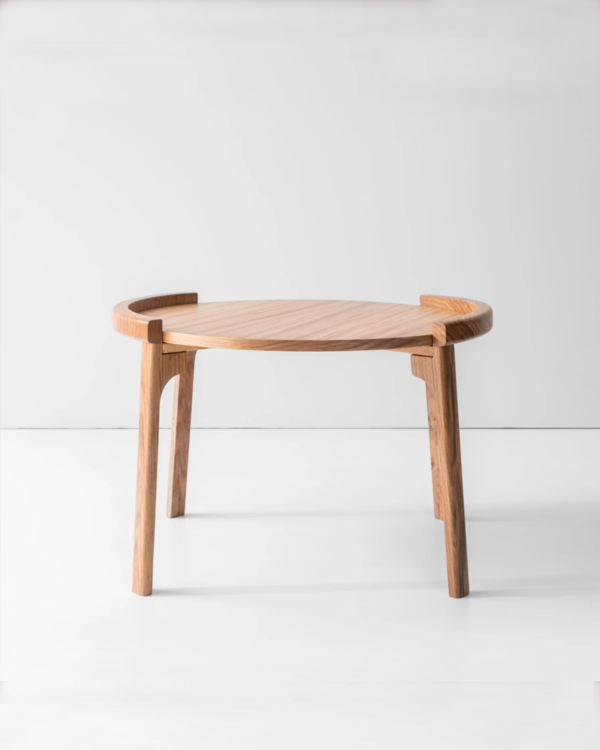 Organic Round Wooden Coffee Table