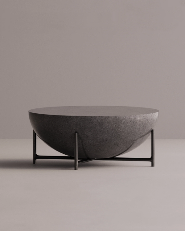 Round Concrete Coffee Table