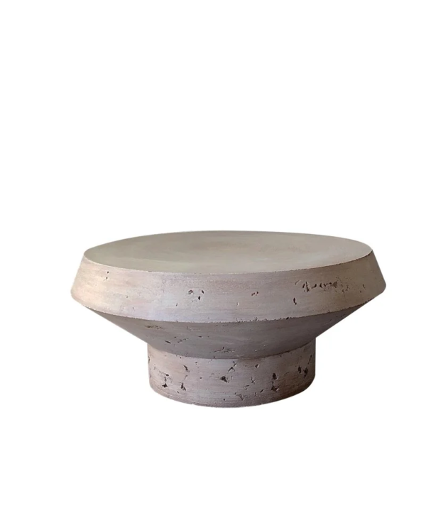 Travertine Look Center Table - Image 2