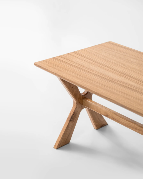 Minimalist Scandinavian Wooden Coffee Table - Image 5