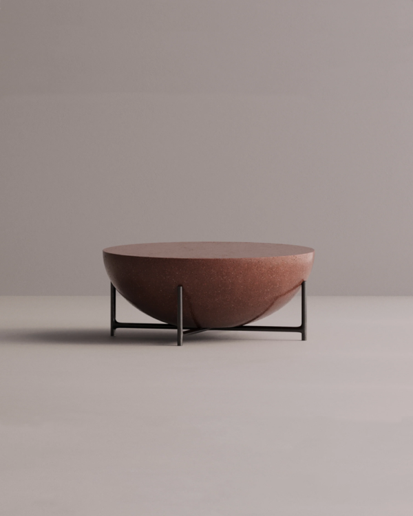 Round Concrete Coffee Table - Image 5