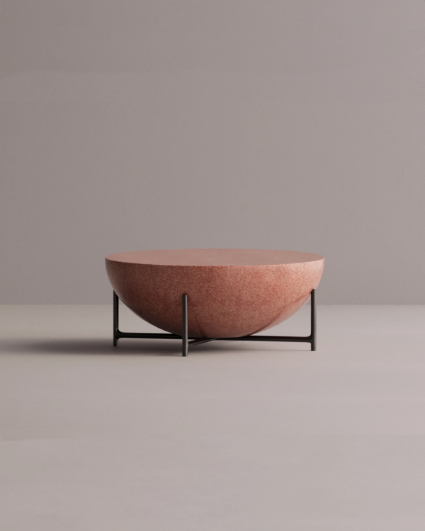 Round Concrete Coffee Table - Image 3