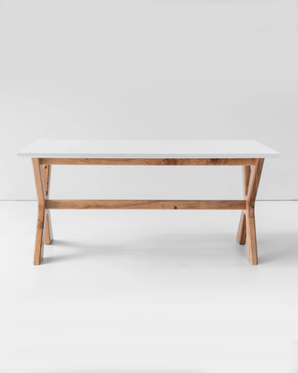 Minimalist Scandinavian Wooden Coffee Table - Image 2